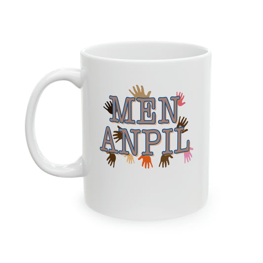 "MEN ANPIL CHAY PA LOU" Haiti mug