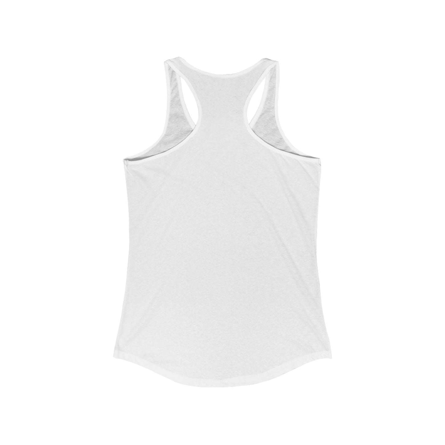 Racerback Tank-Top, Erzuli-Dantor veve , Black on  White