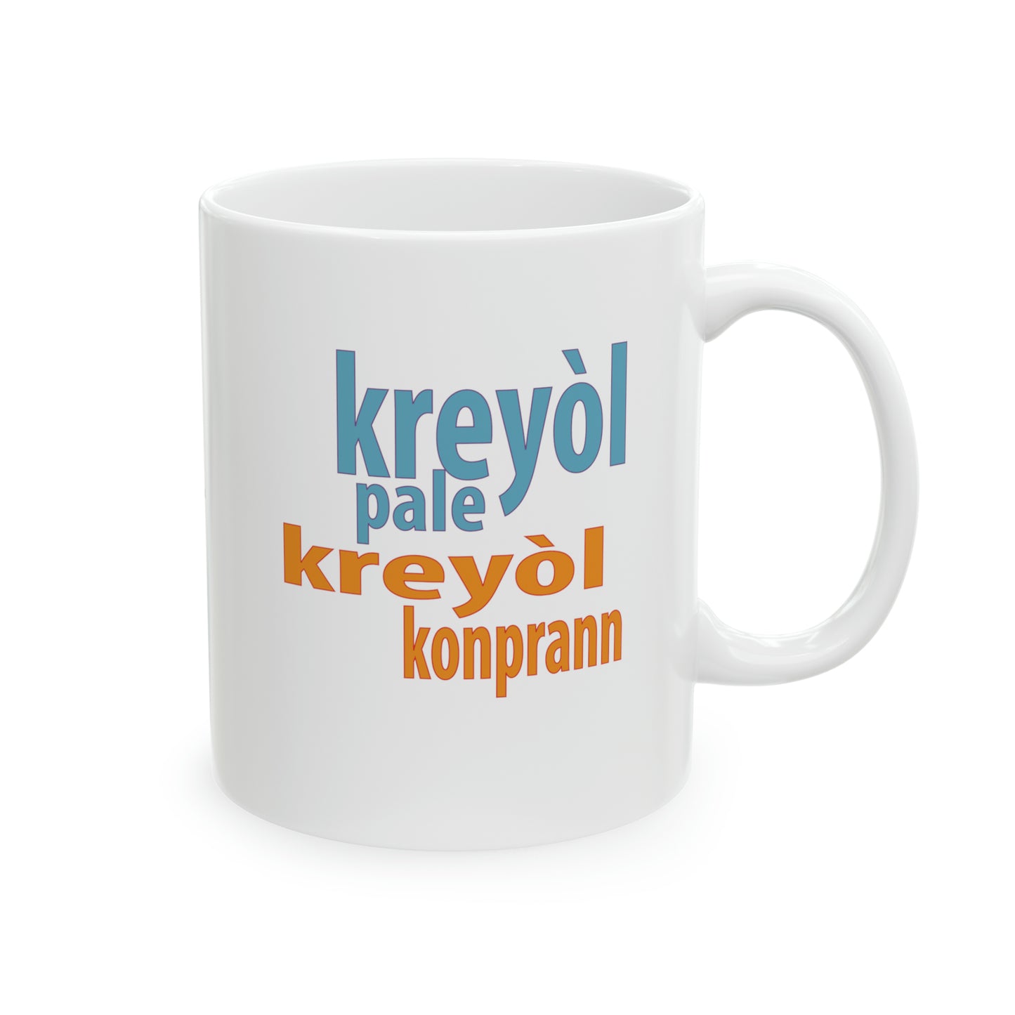 "KREYÒL PALE, KREYÒL KONPRANN" #2 Haiti mug