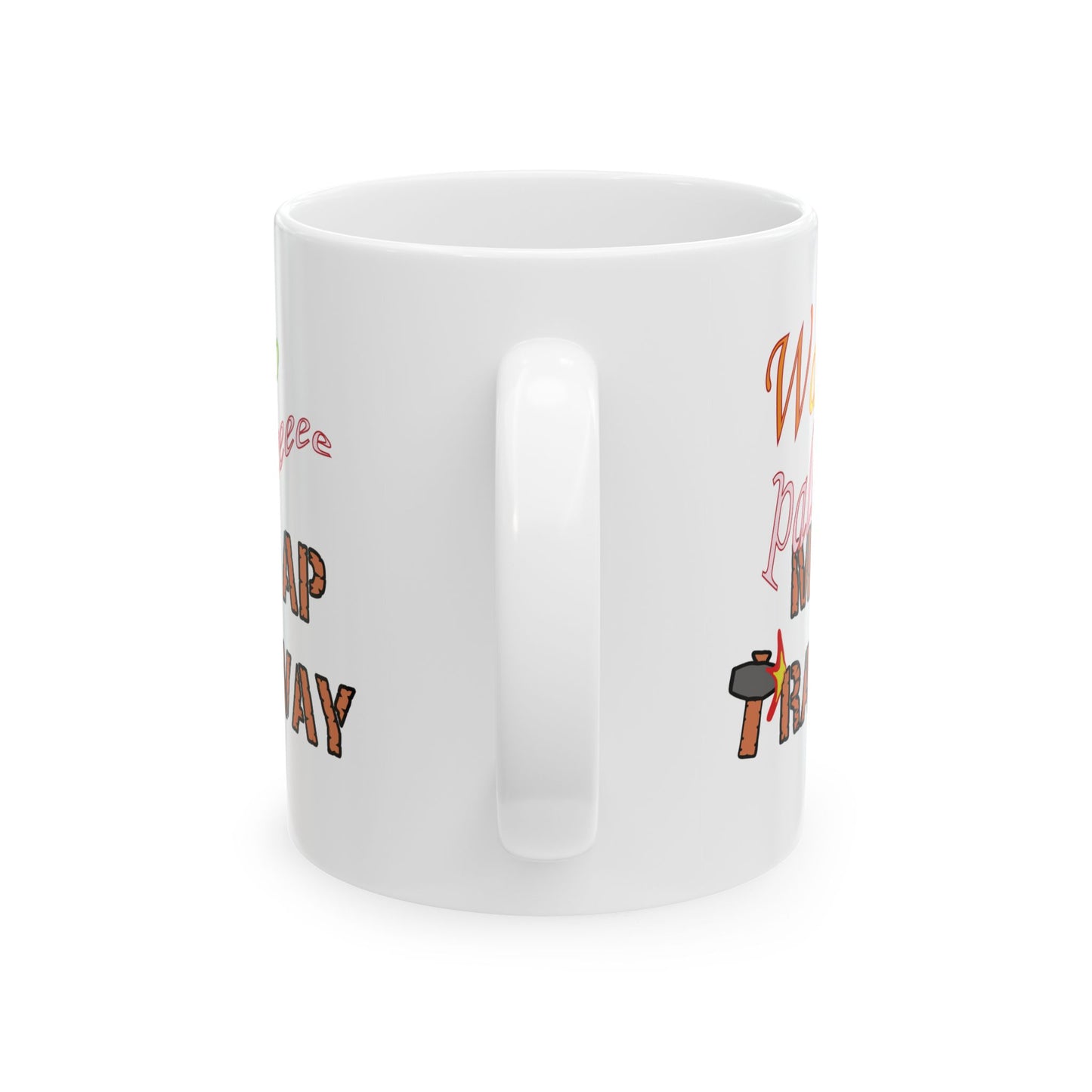 WAP PALE MAP TRAVAY" Haiti mug